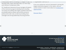 Tablet Screenshot of icchealthcare.com